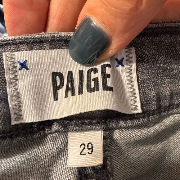 PAIGE Women's Charcoal Verdugo Ultra Skinny Jeans - Picture 7 of 12